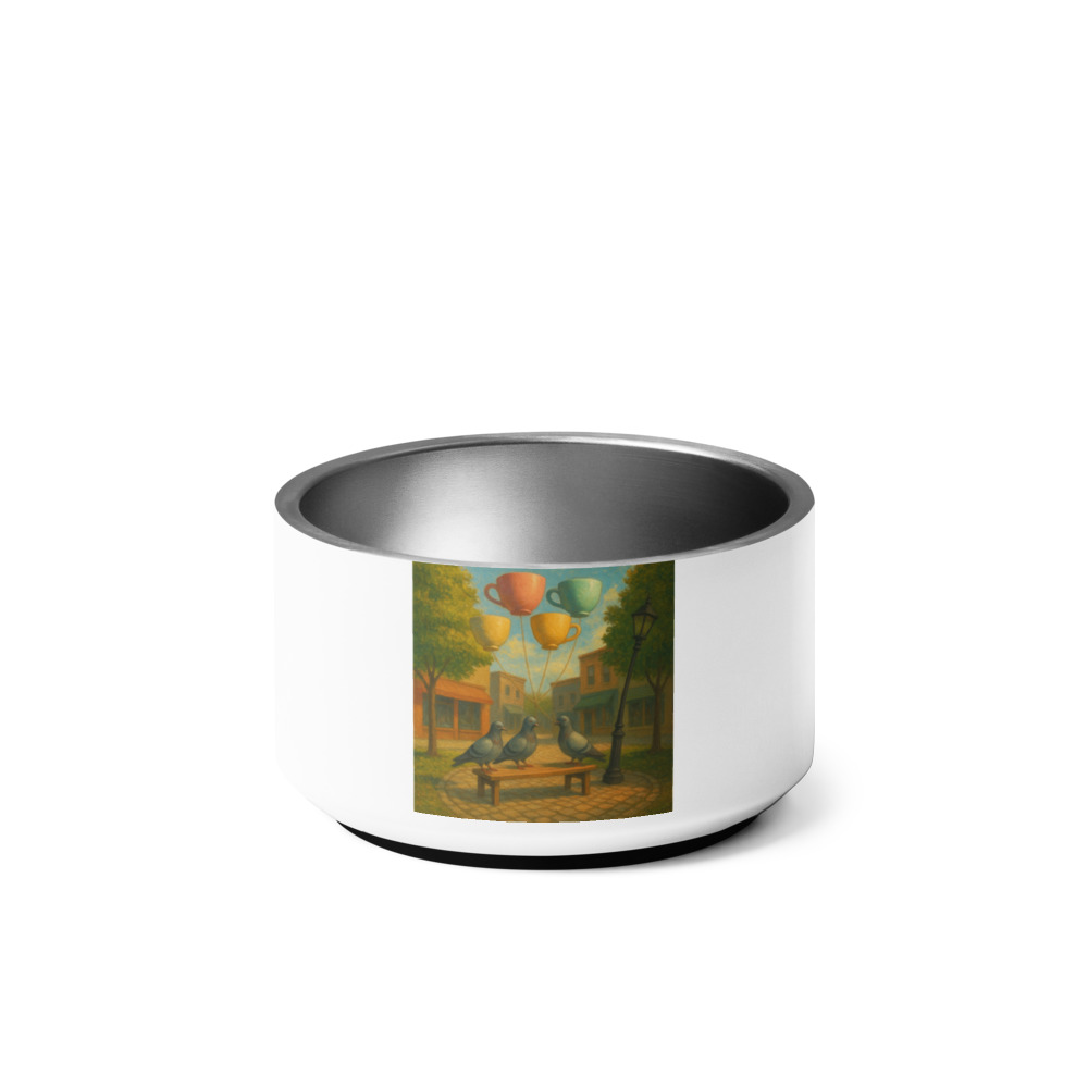 Pigeons with Teacup Balloons