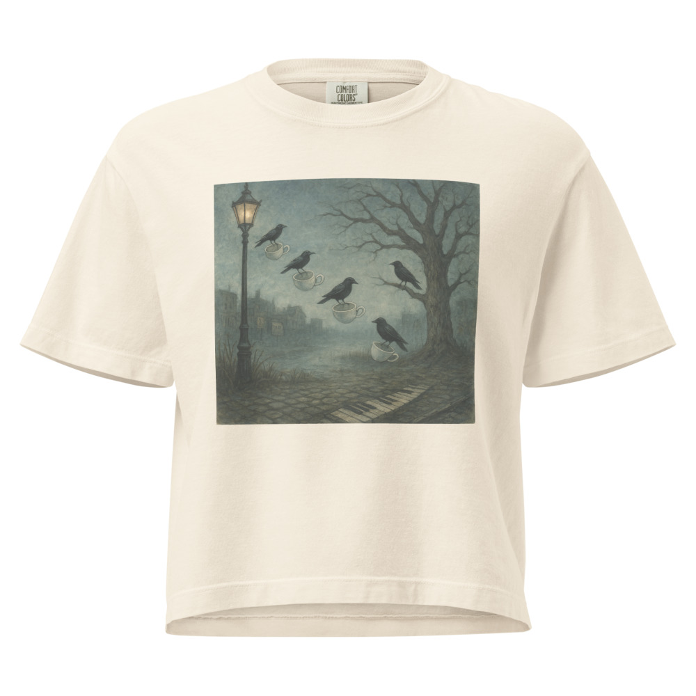 Teacup Crows at Dusk view 4