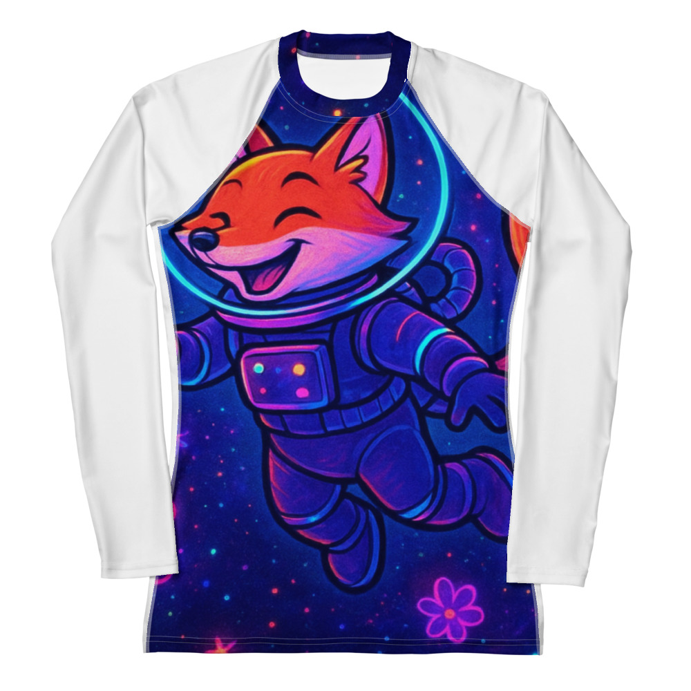 Neon Bloom Space Fox