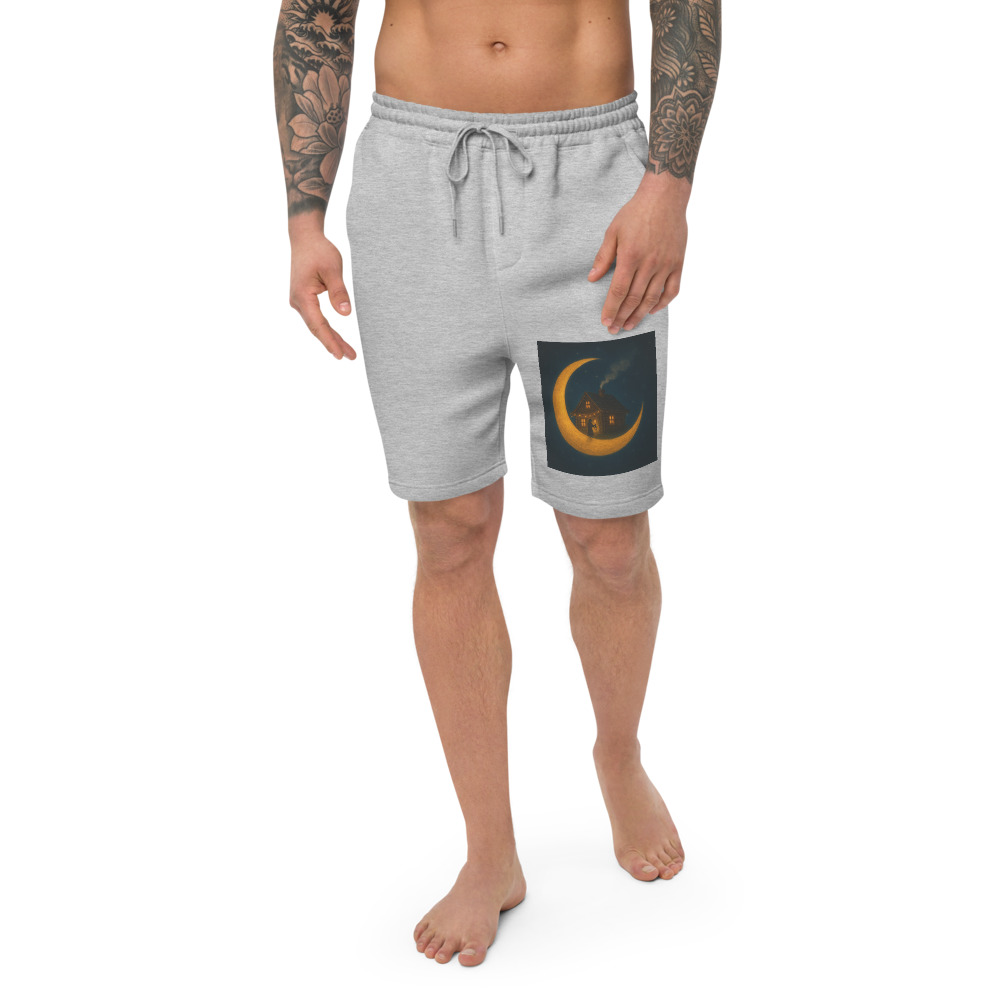 Moonlit Cabin with Lantern view 4