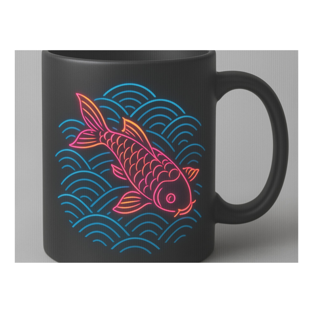 Aurora Koi Wave Mug view 2