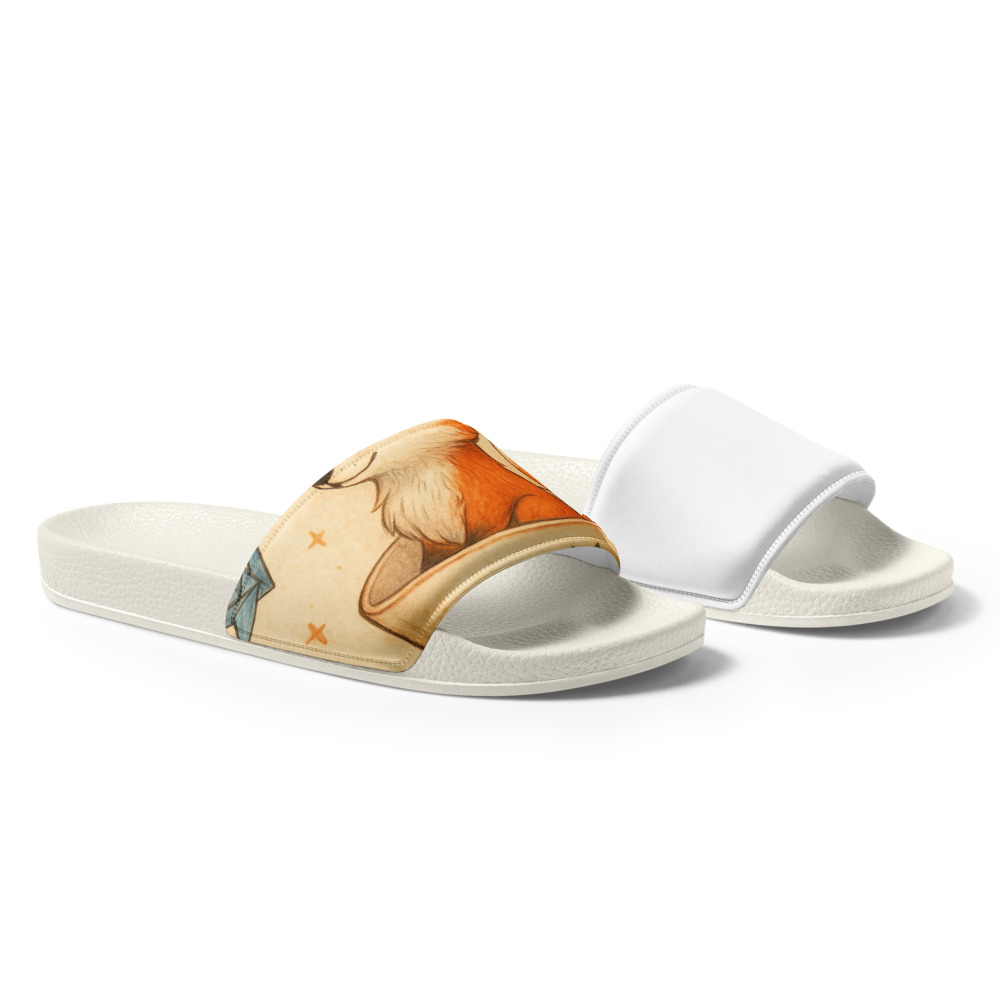 Teacup Fox and Origami Cranes view 2