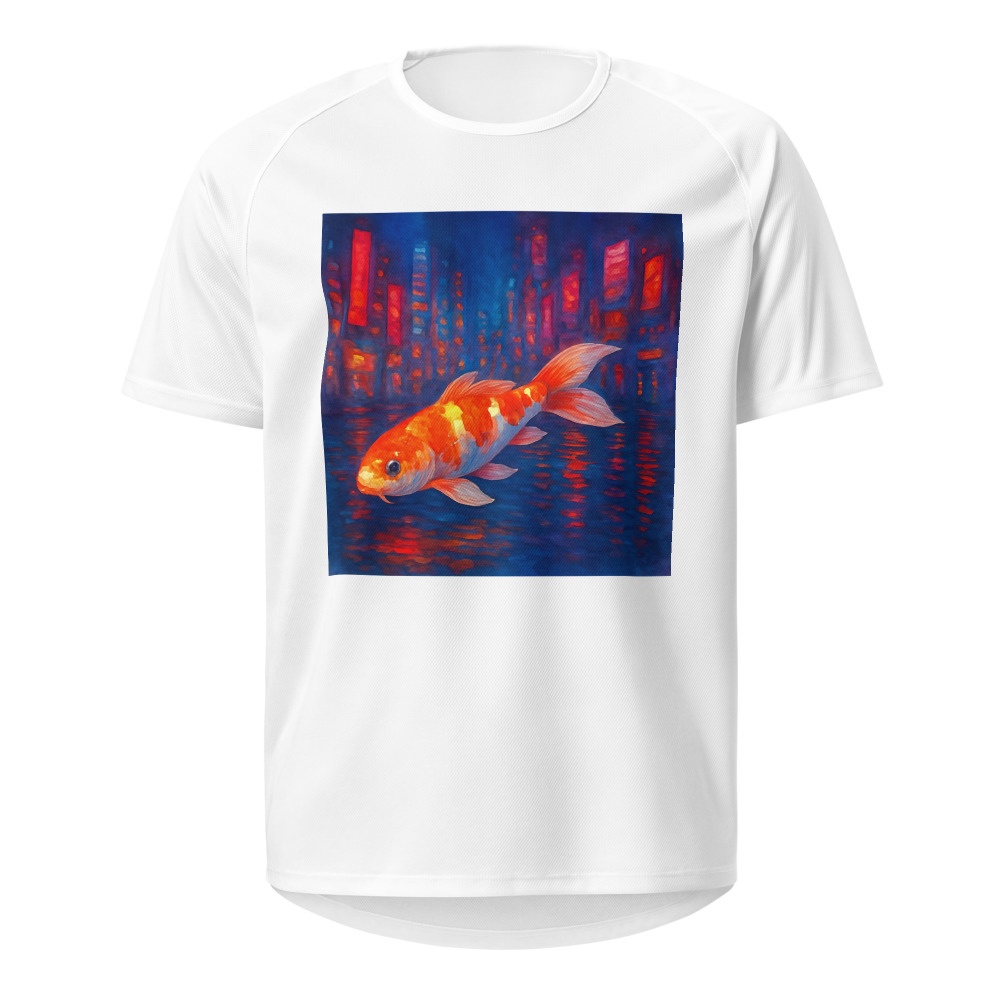 Radiant Neon Koi