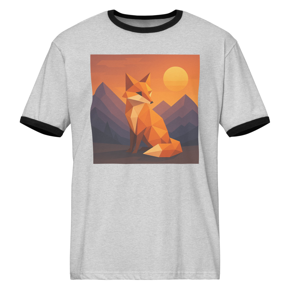 Origami Sunset Fox view 3