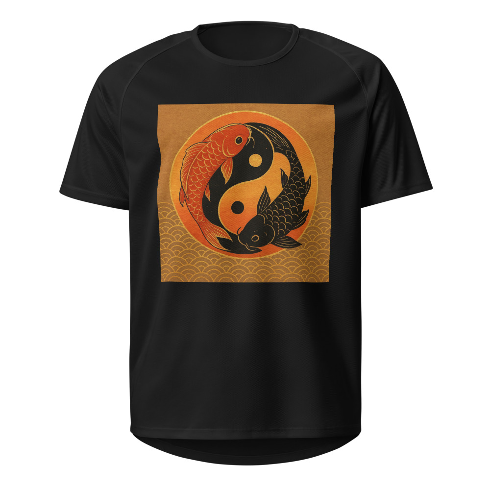 Golden Sunset Koi Embrace view 3