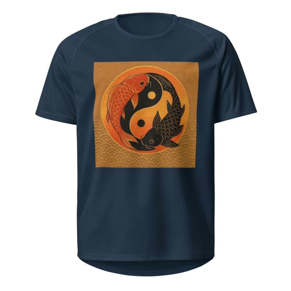 Golden Sunset Koi Embrace view 4