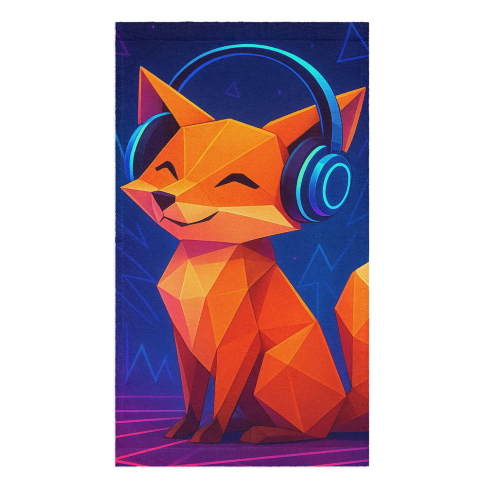 Neon Origami Fox Beats
