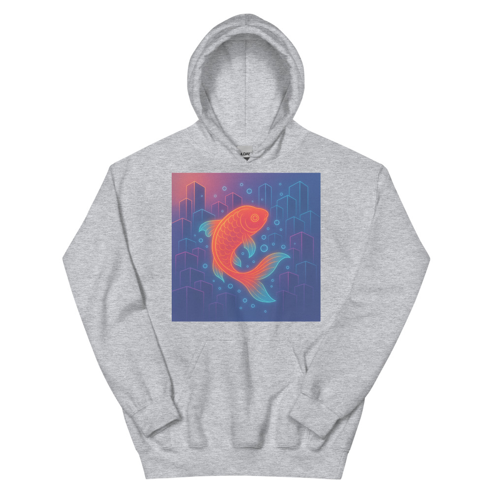 Neon Koi Cityscape view 6