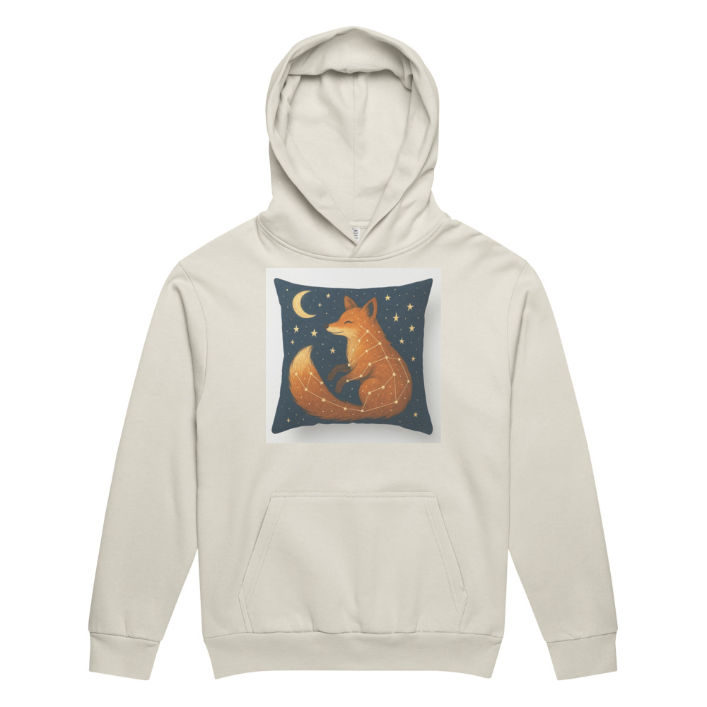 Moonlit Fox Constellation Pillow view 2