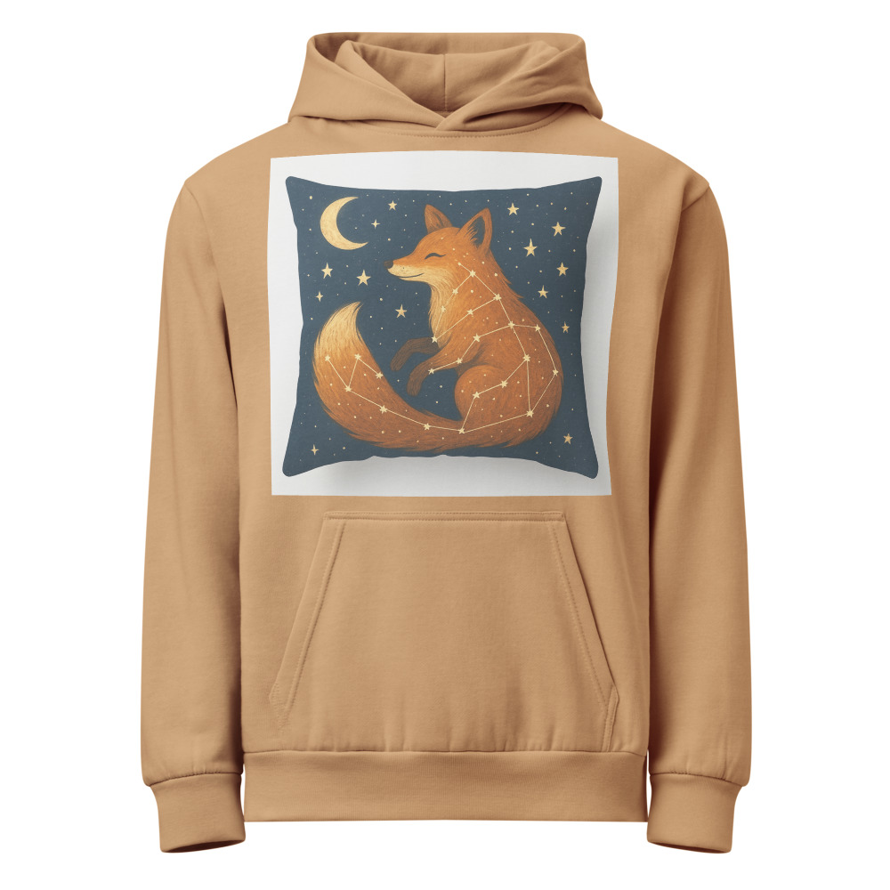 Moonlit Fox Constellation Pillow view 3