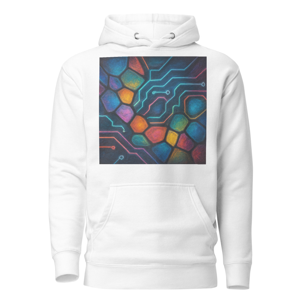 Neon Mosaic Circuitry