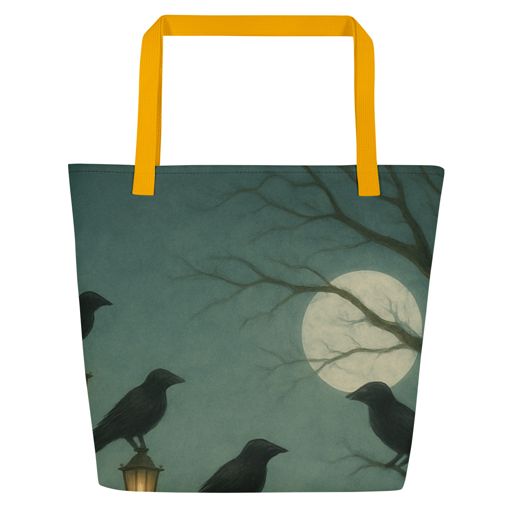 Moonlit Nocturne of Crows
