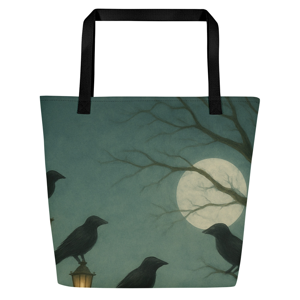 Moonlit Nocturne of Crows view 3