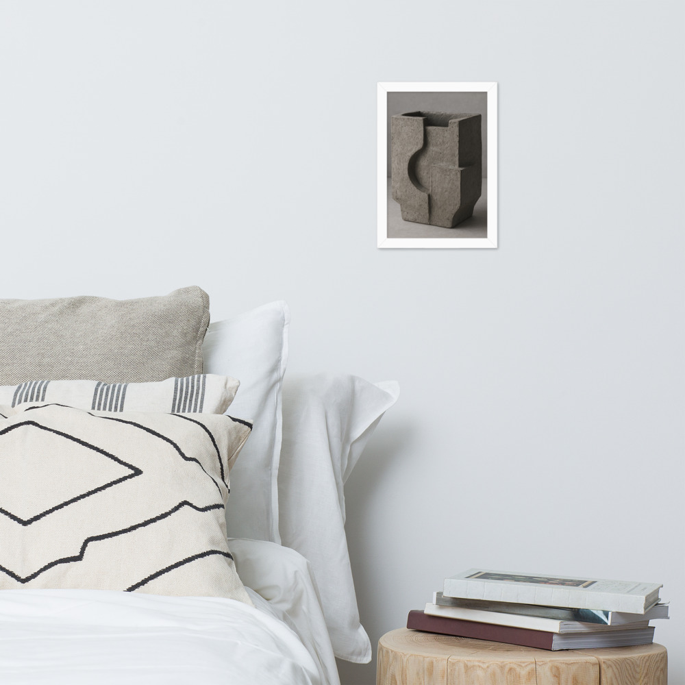 Meditative Ash Slab Vase view 2