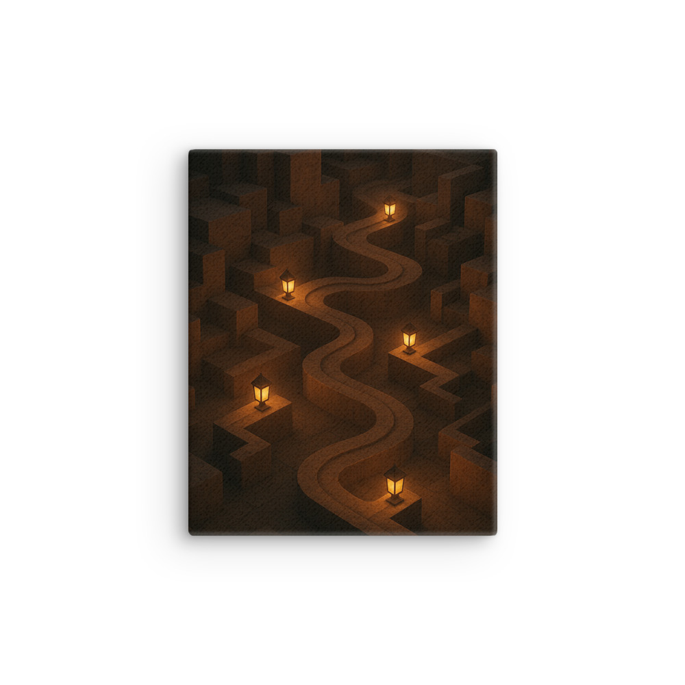 Amber Lantern Labyrinth