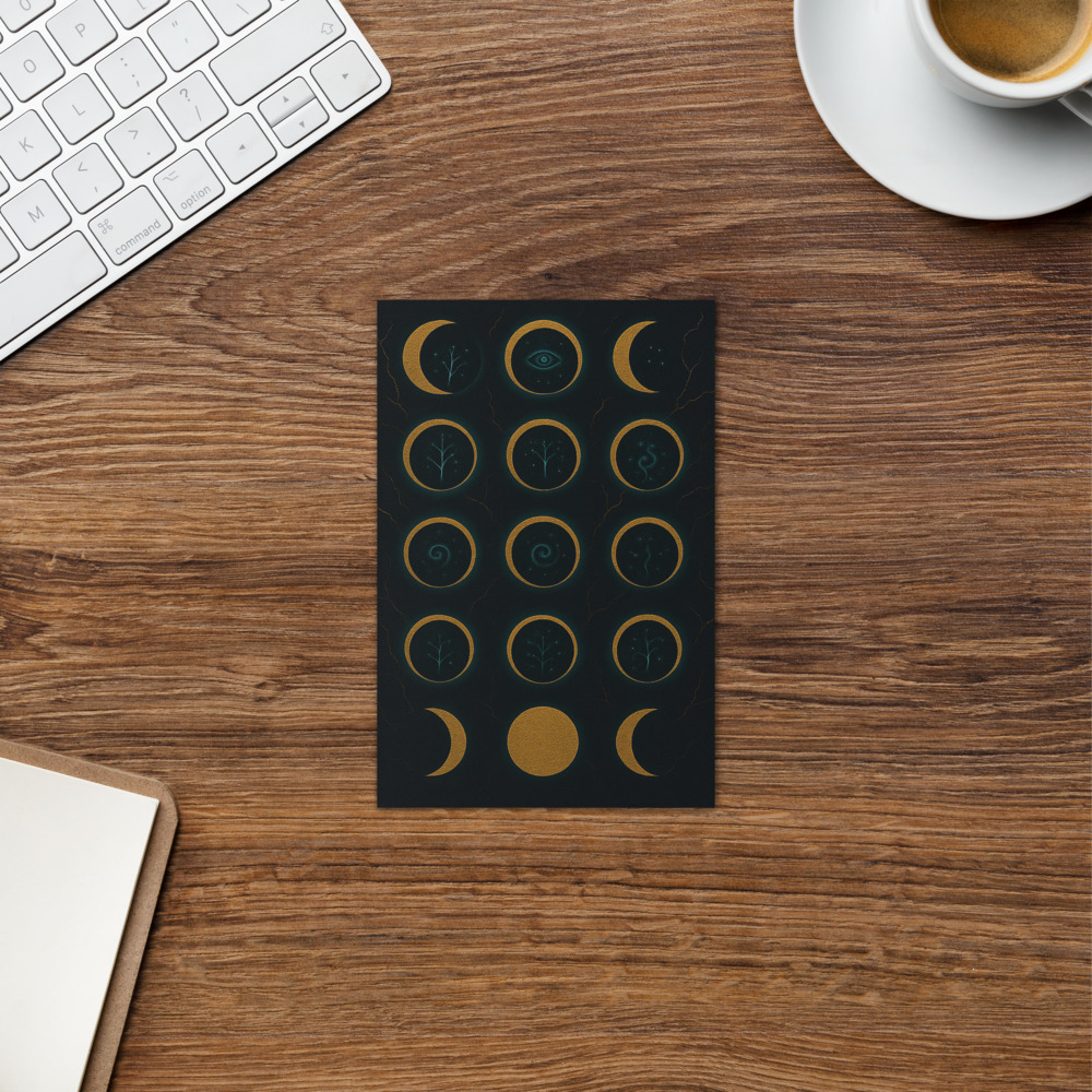 Teal Halo Lunar Oracle view 2