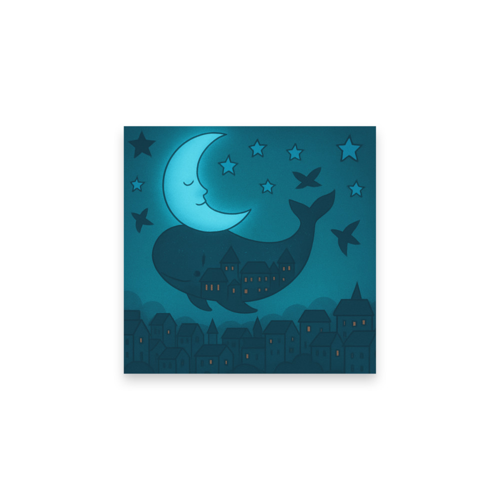 Moonlit Whale Village