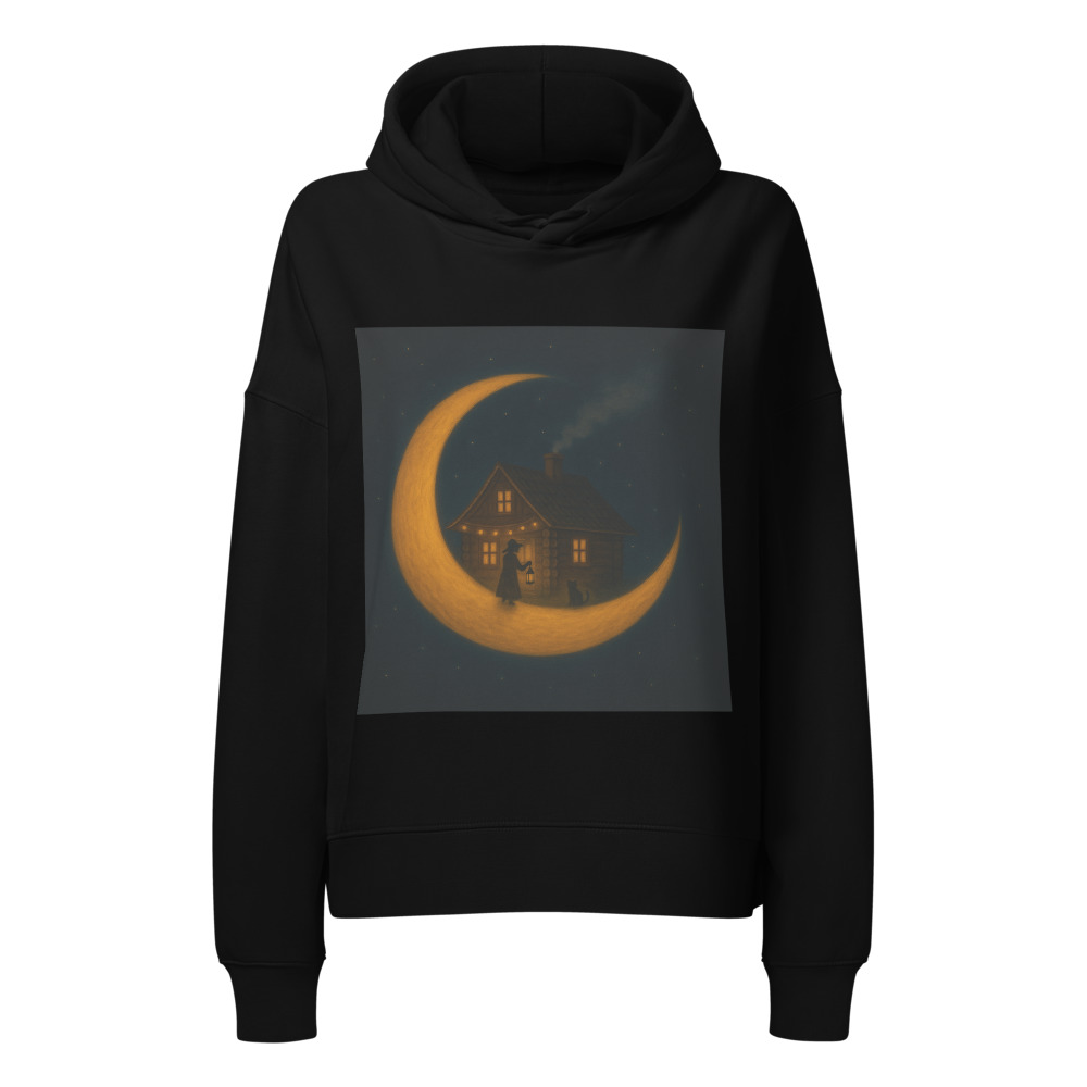 Moonlit Cottage and Porch Cat view 3