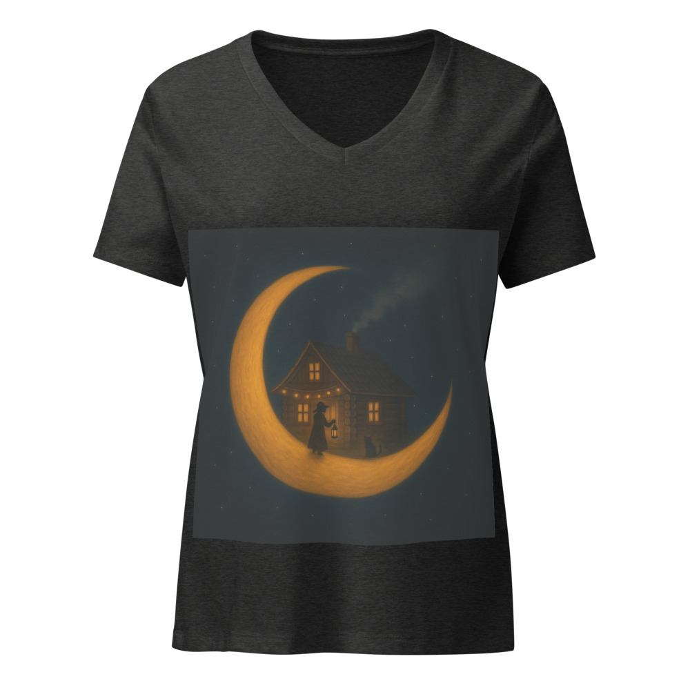 Moonlit Cottage and Porch Cat view 3