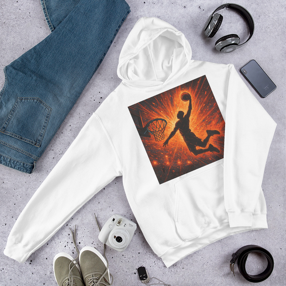 Buzzer Beater Blaze Art Print view 2