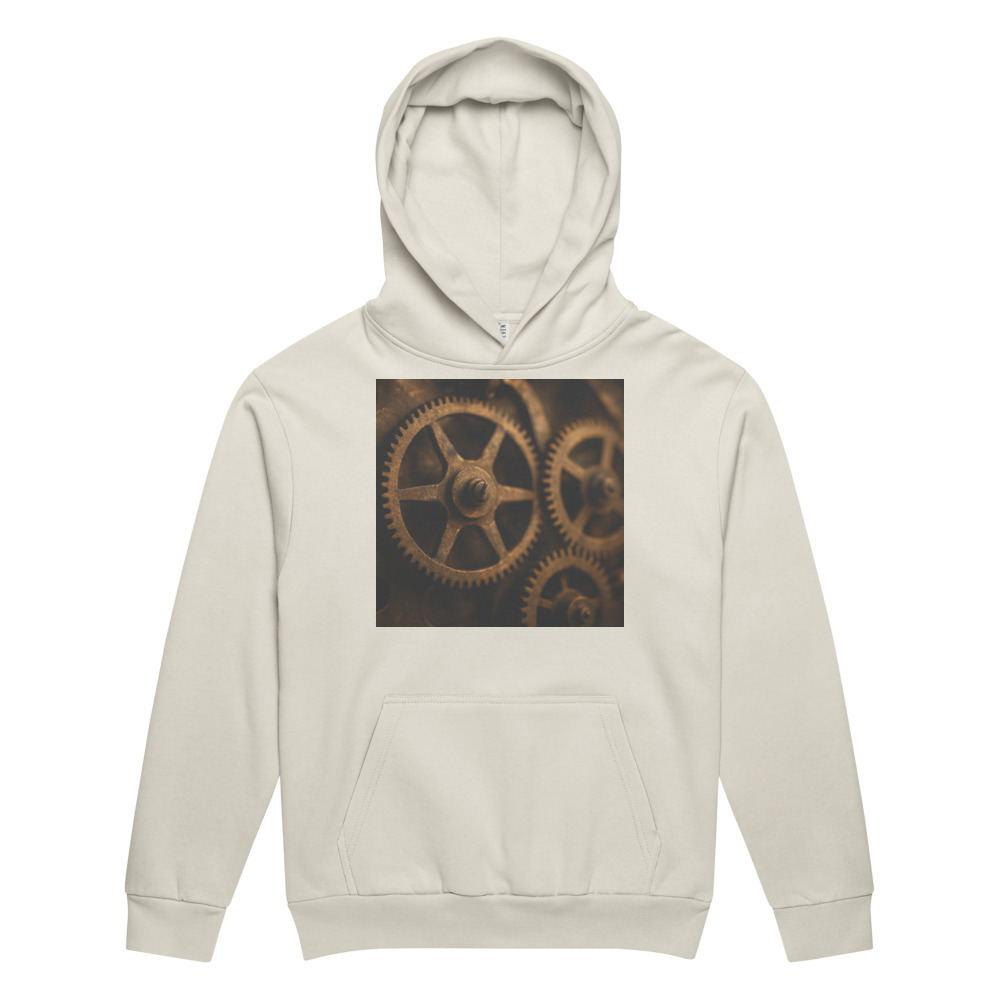 Timeworn Gears in Amber Light view 2