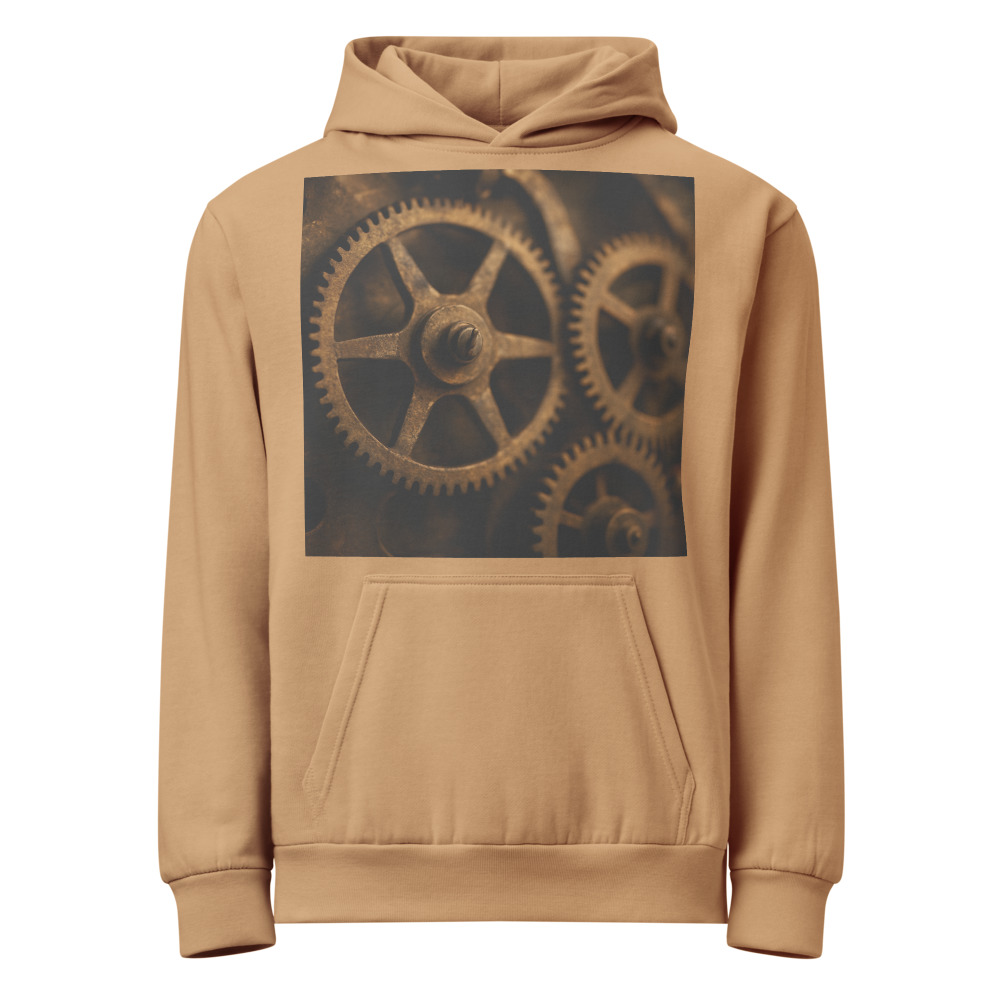 Timeworn Gears in Amber Light view 3