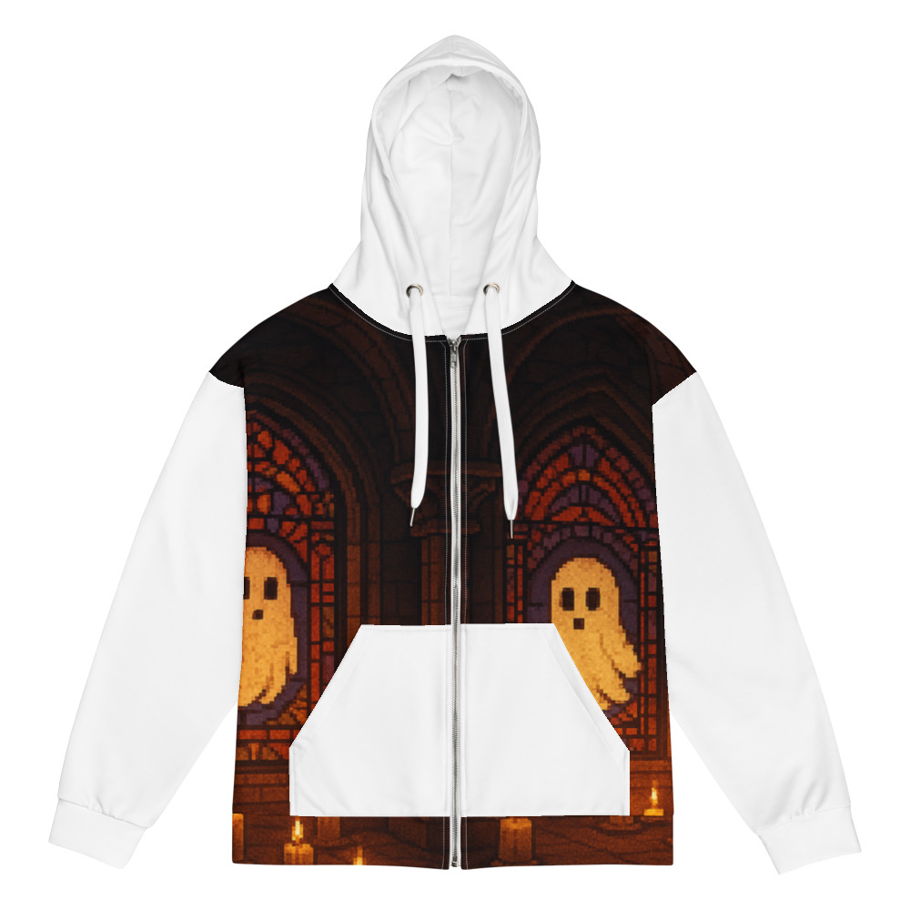 Candlelit Cathedral of Pixel Ghosts