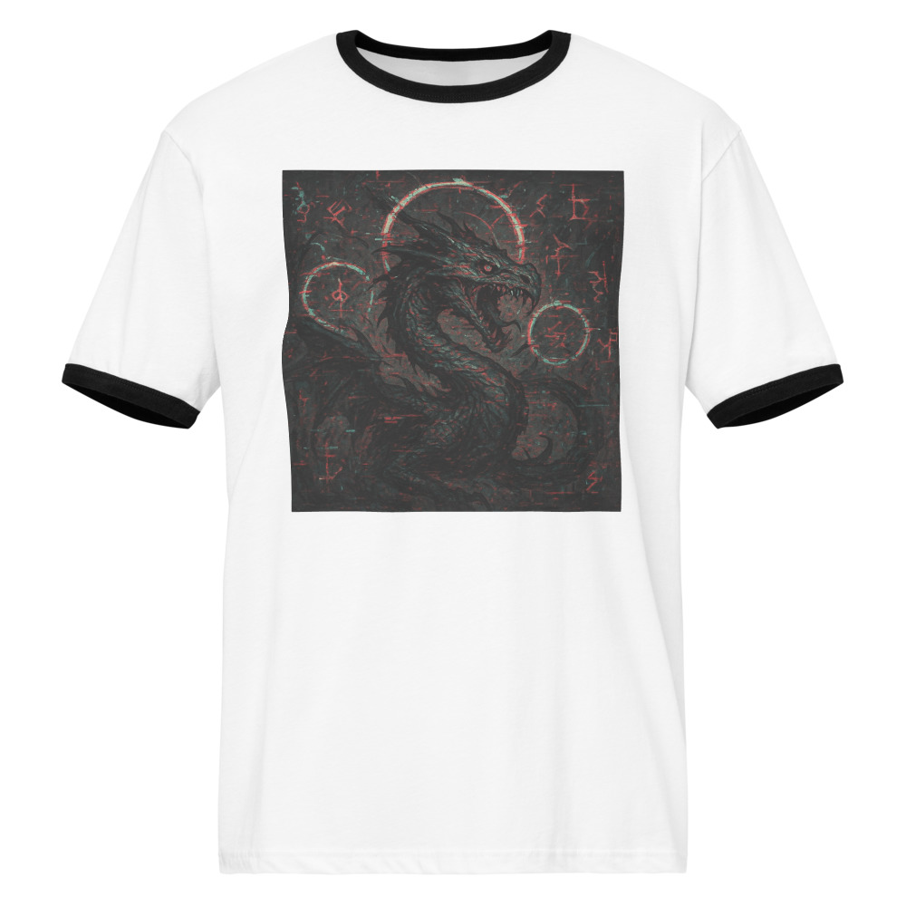 Glitch-Ripped Gothic Basilisk