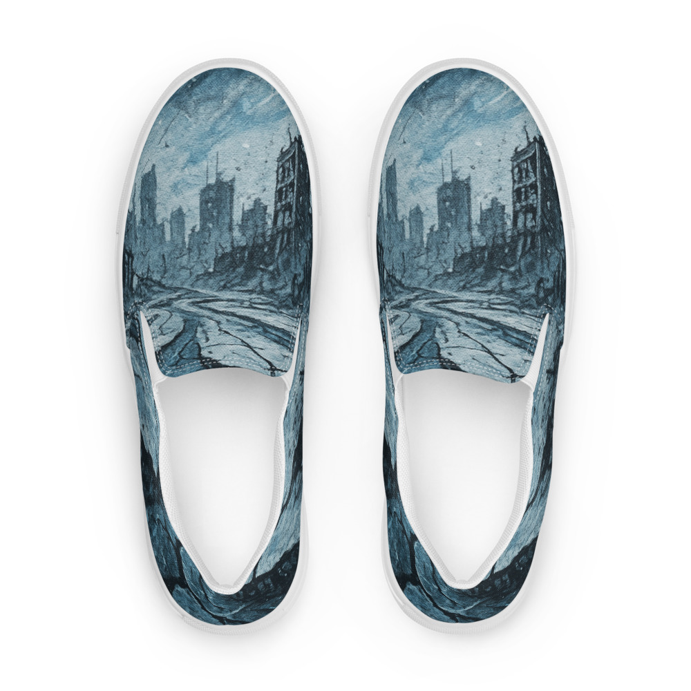 Cracked Ice Cityscape