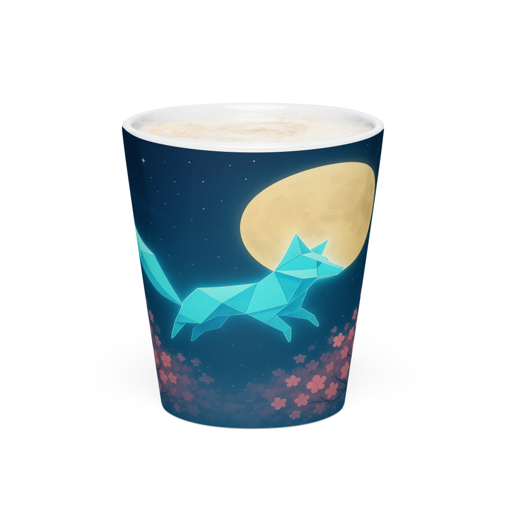 Moonlit Origami Fox
