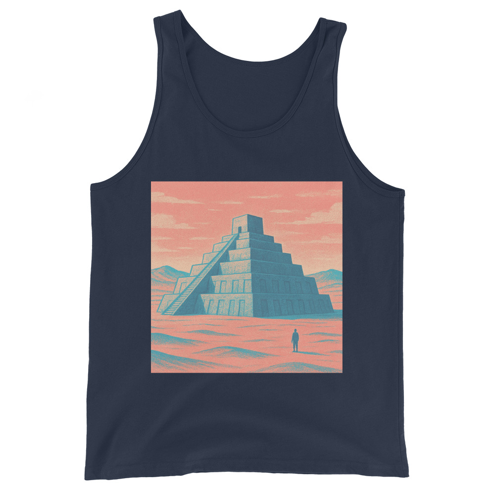 Solitary Ziggurat at Dusk view 5