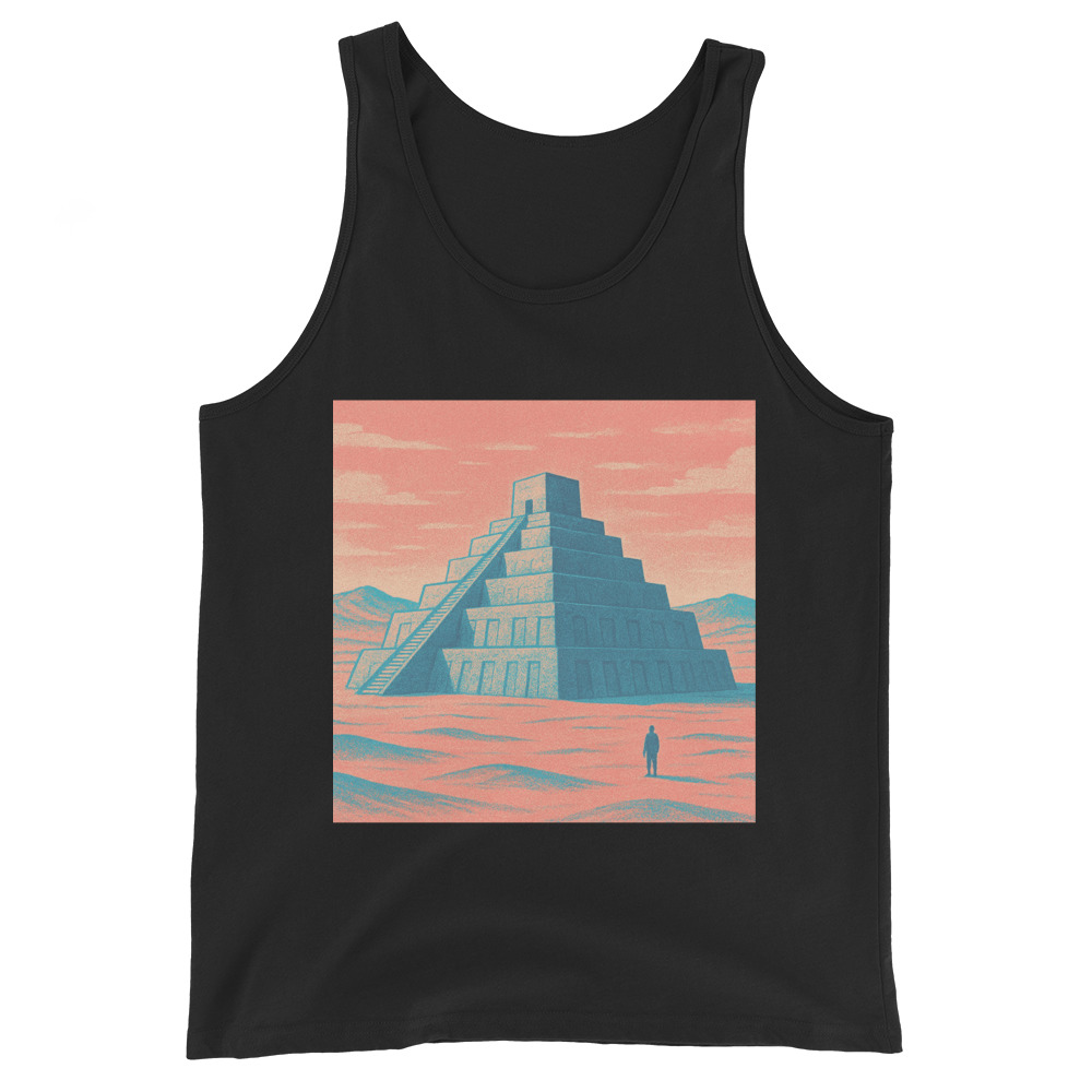 Solitary Ziggurat at Dusk view 4