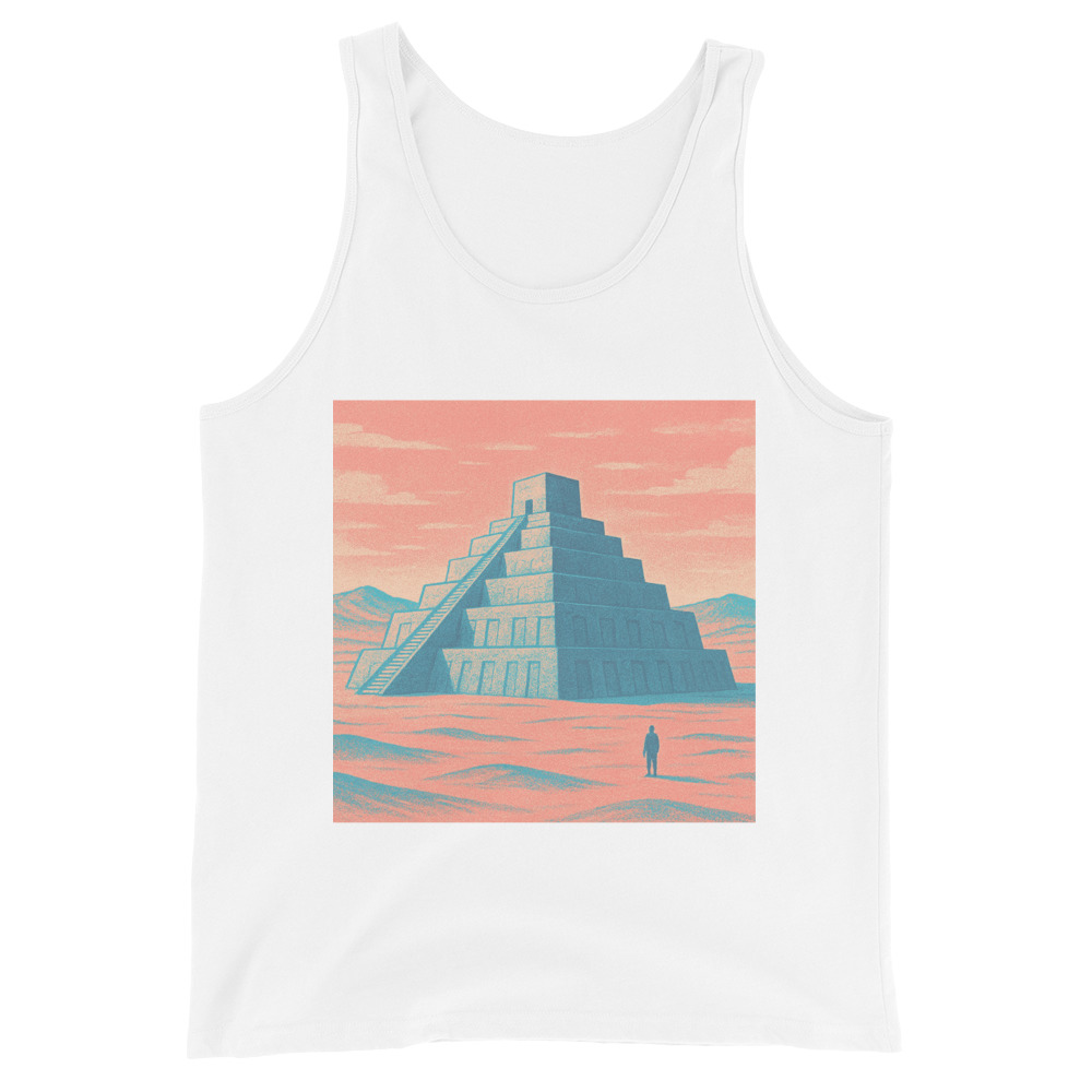 Solitary Ziggurat at Dusk