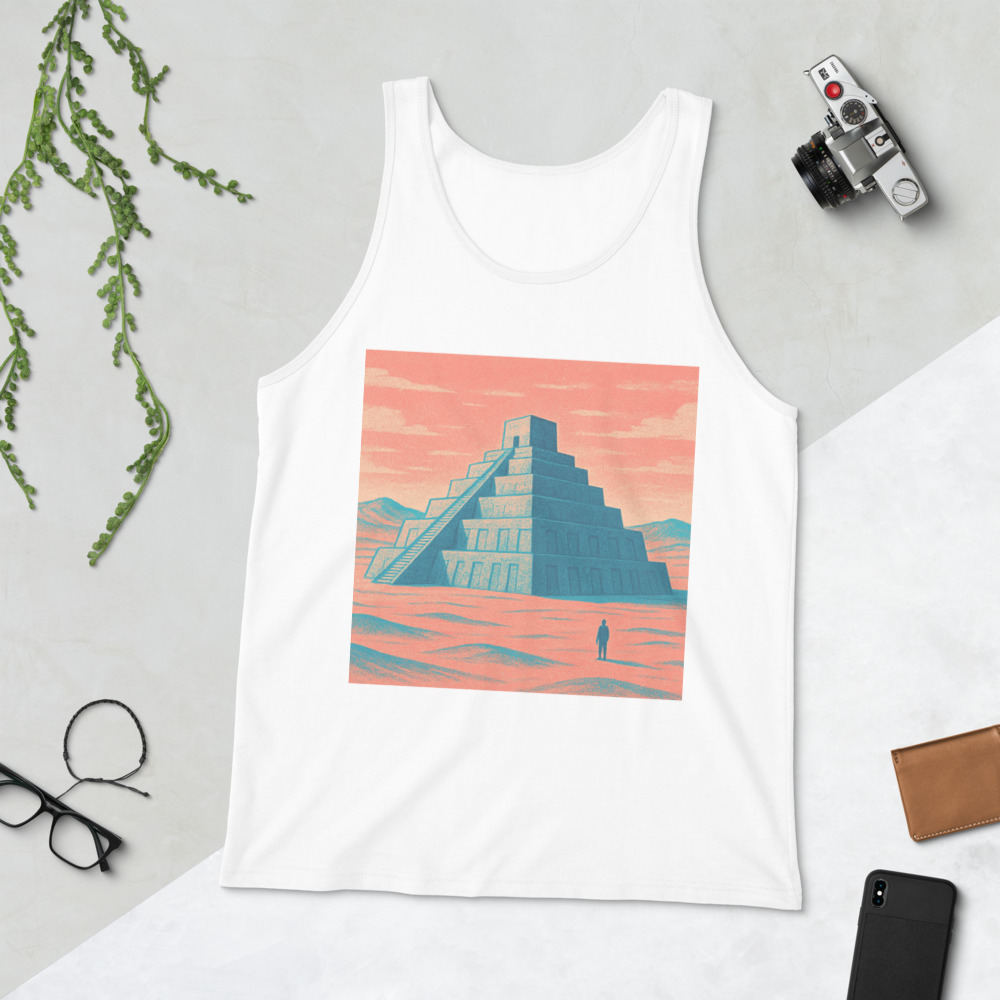 Solitary Ziggurat at Dusk view 2