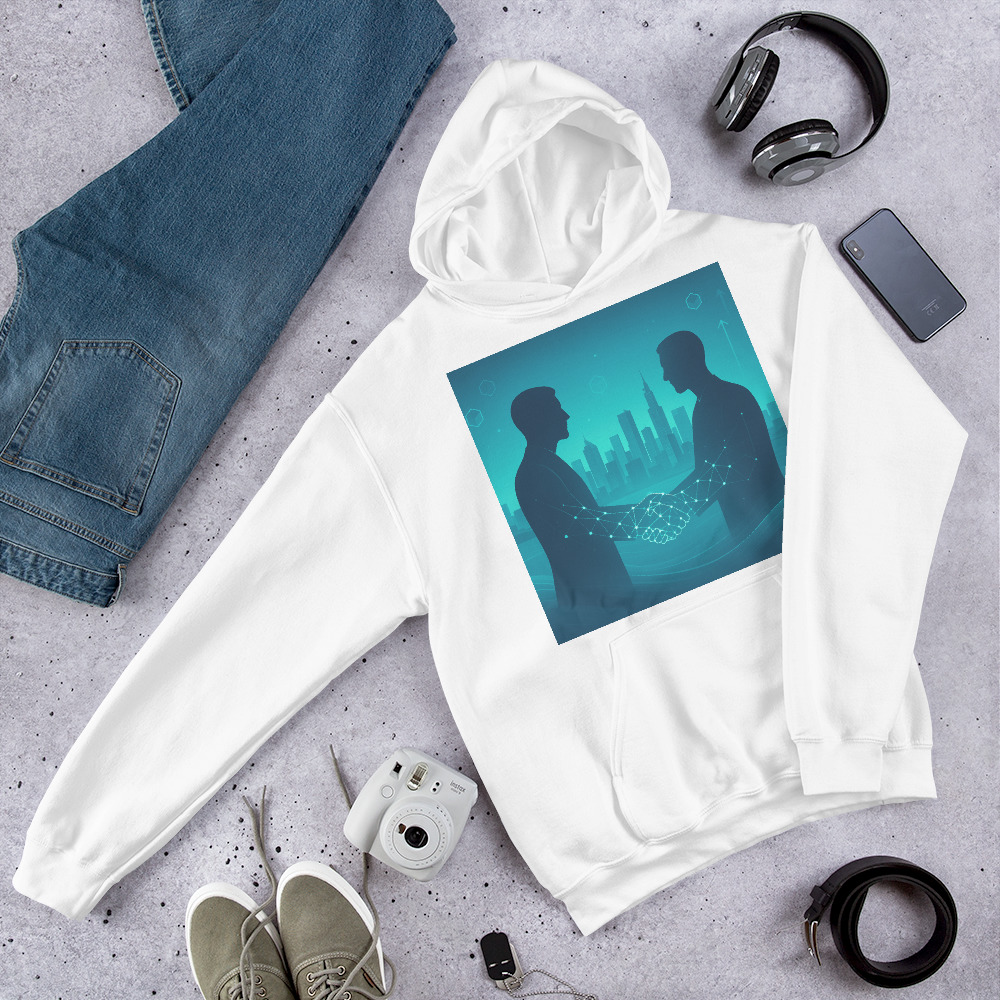 Neon Nexus Handshake view 2