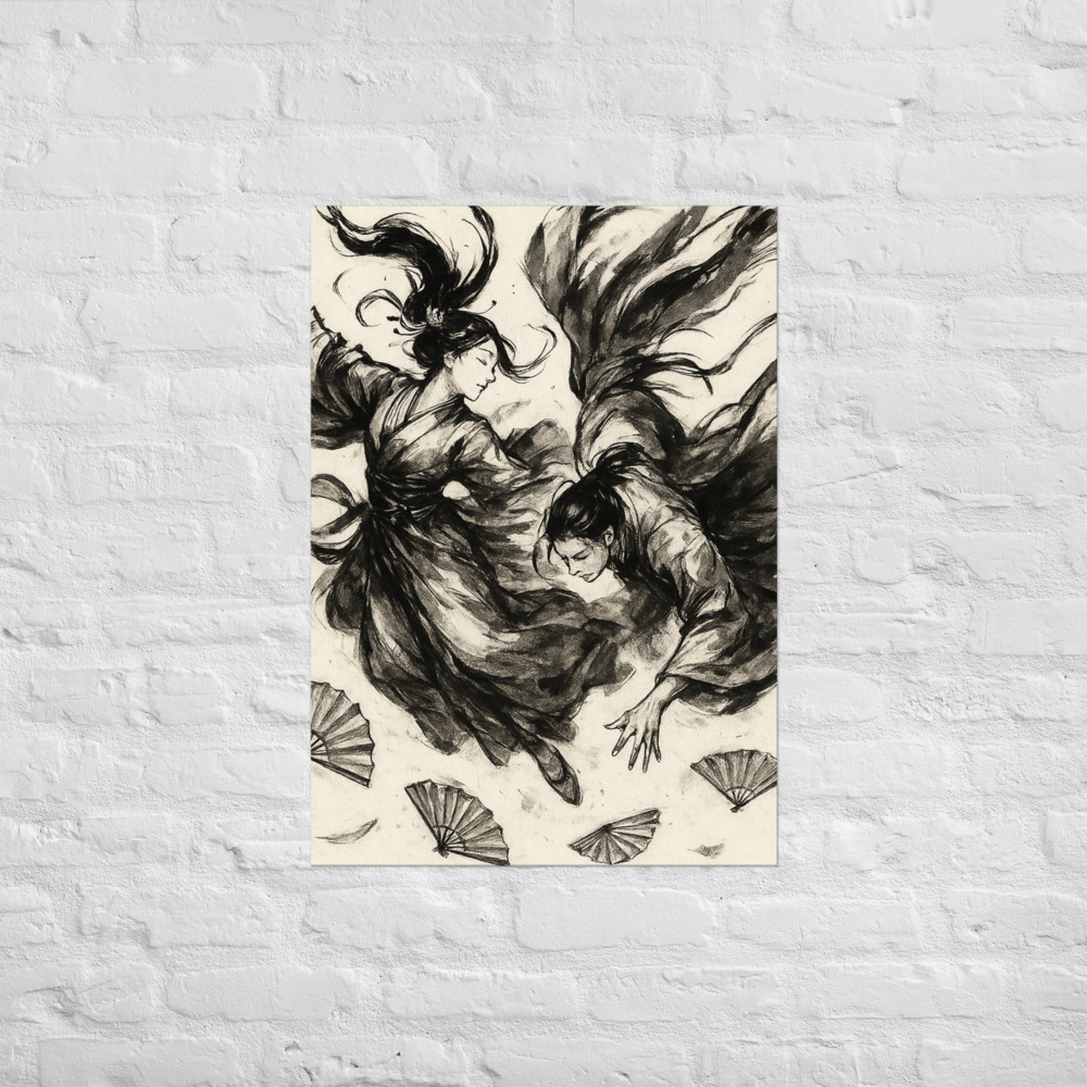 Graceful Descent in Ink view 2