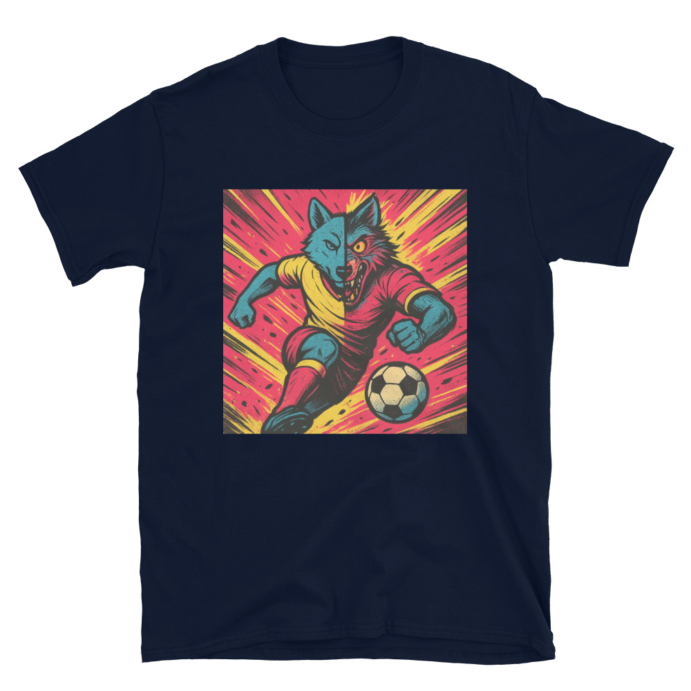 Neon Wolf Striker Print view 4