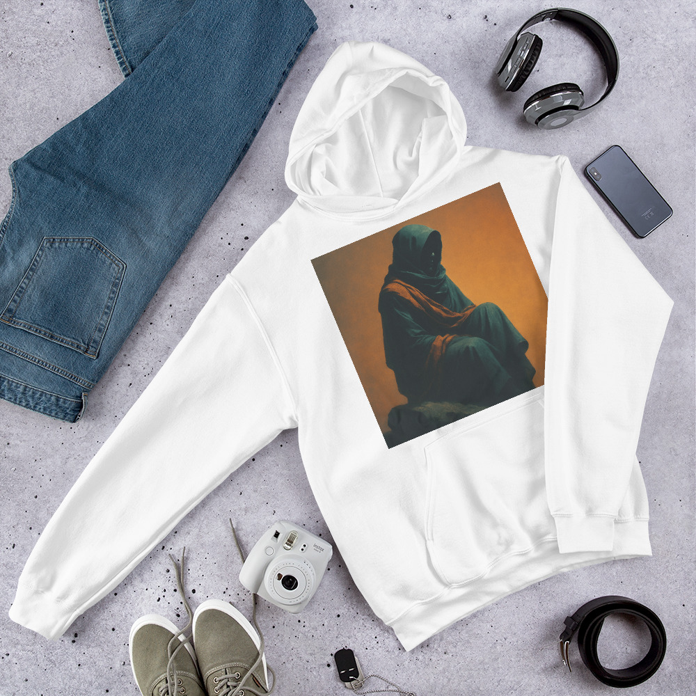 Amber Sentinel in Teal Cloak view 2