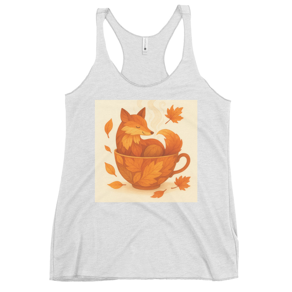 Cozy Steaming Teacup Fox view 2