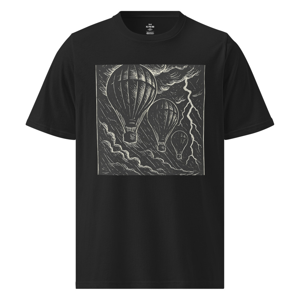 Tempest Balloons Linocut Print