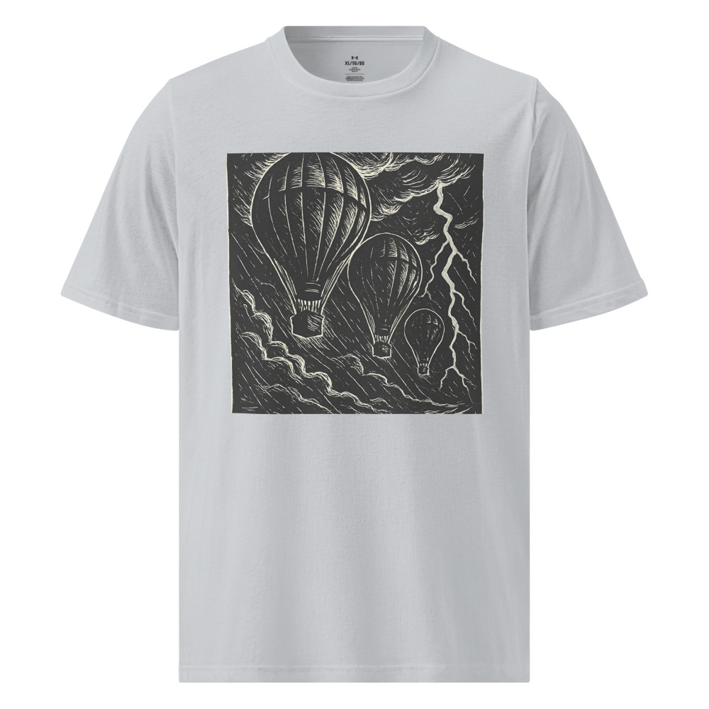 Tempest Balloons Linocut Print view 2