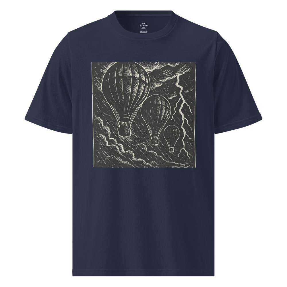 Tempest Balloons Linocut Print view 3