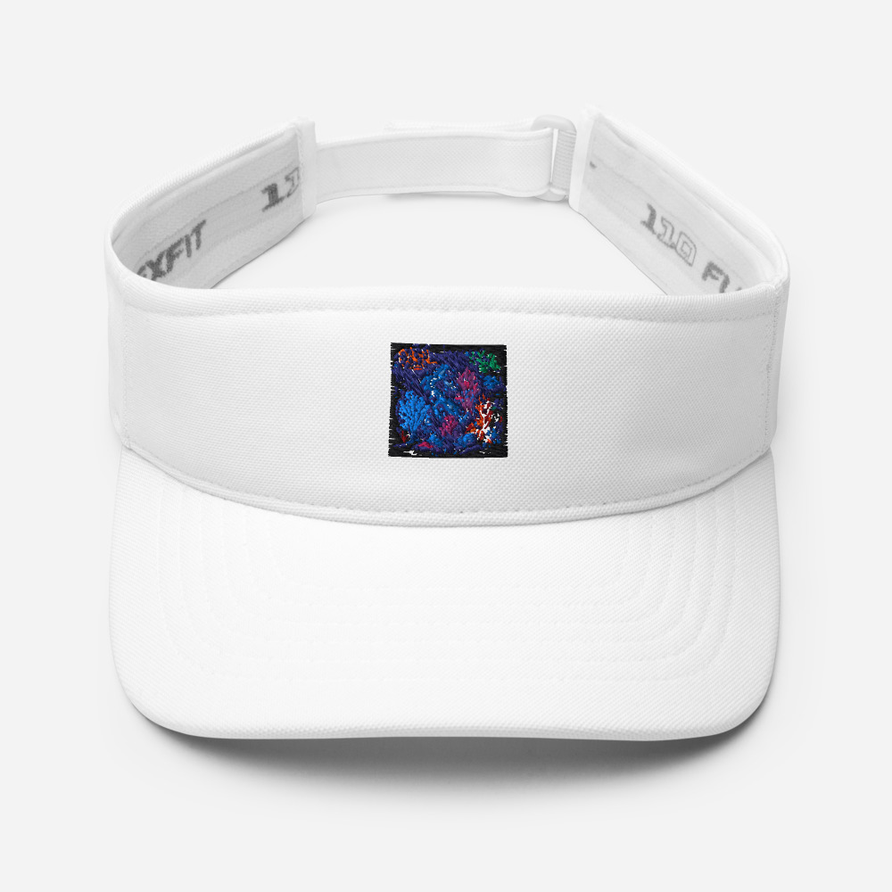 Neon Reef Circuitry Mural view 2