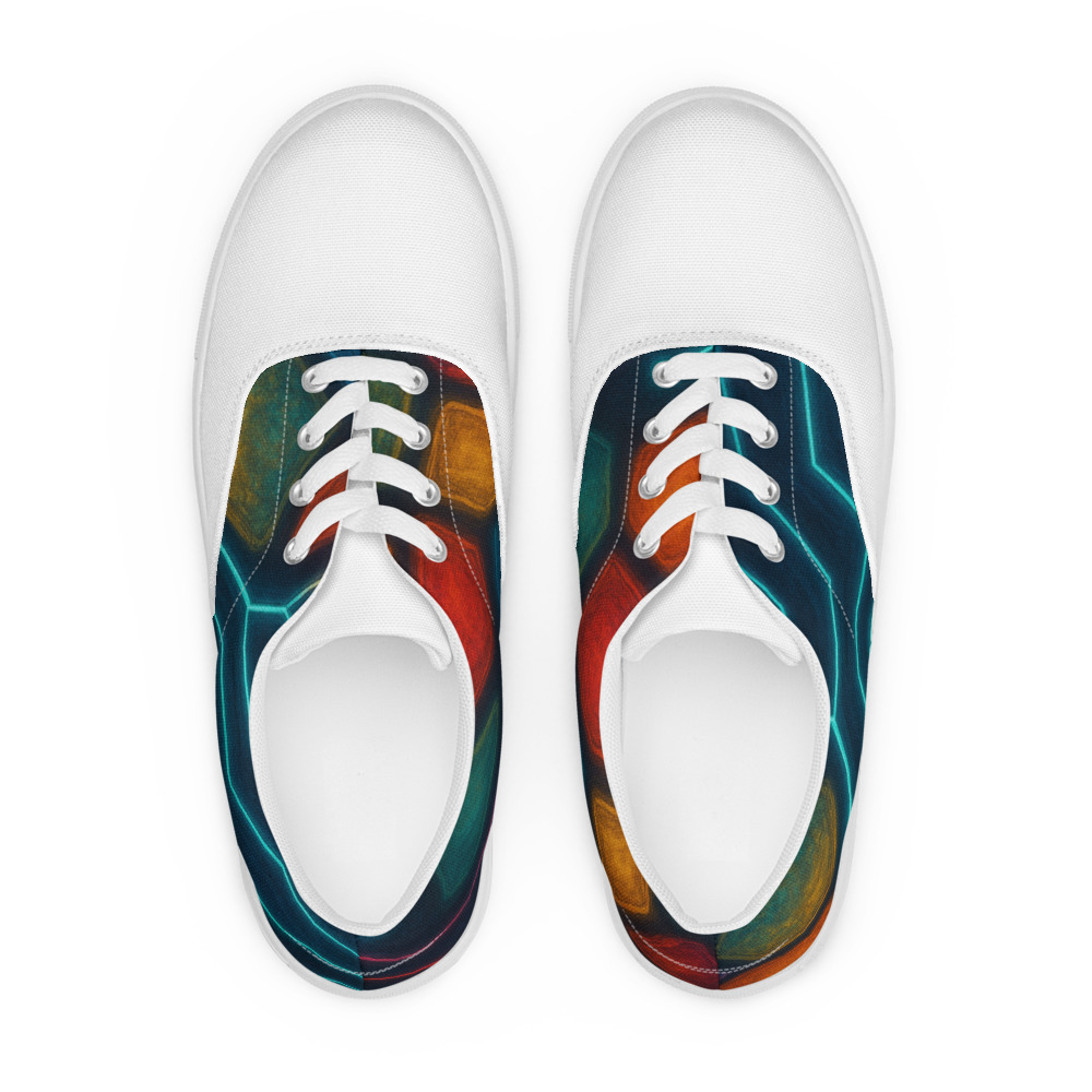 Neon Honeycomb Circuitry