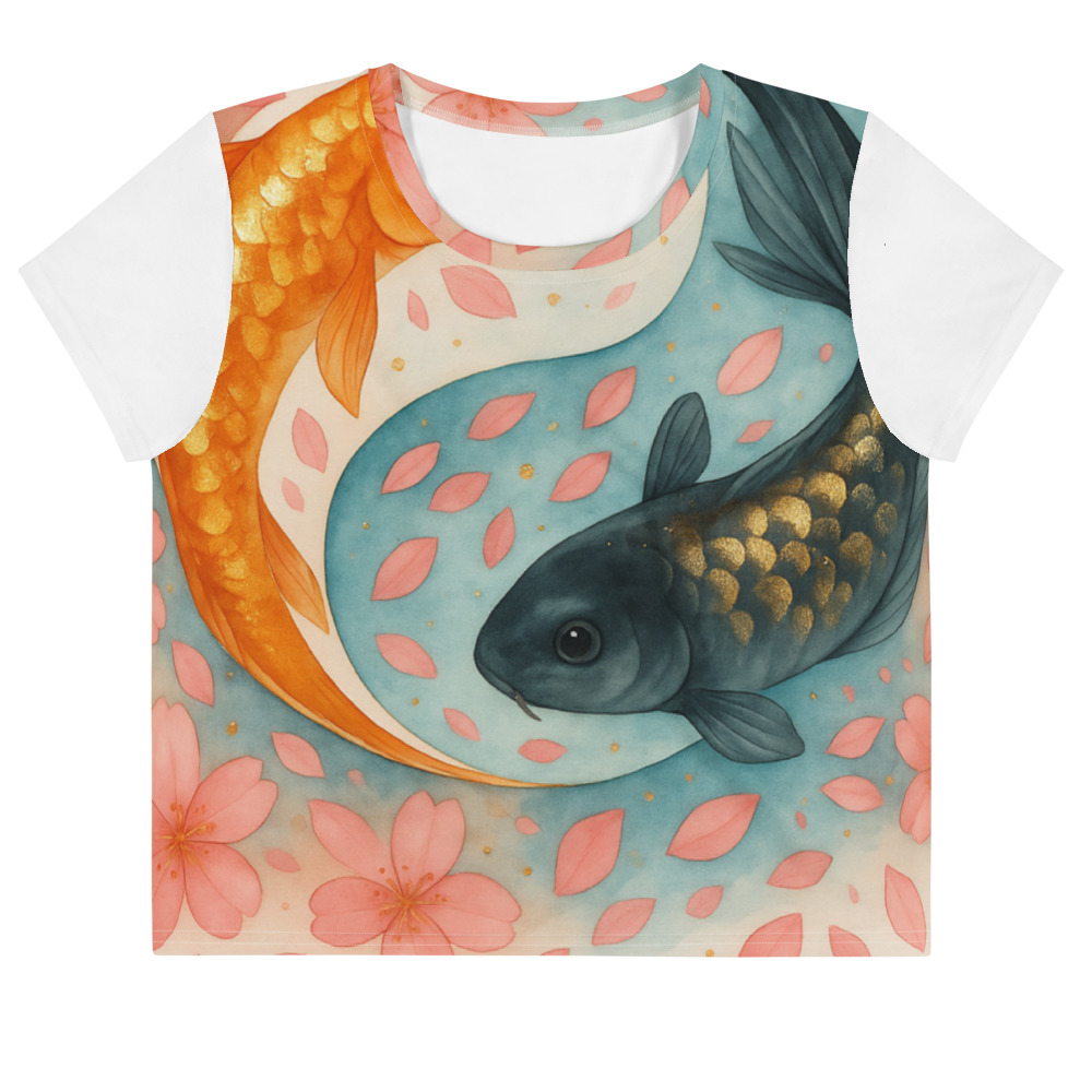 Gilded Koi Cherry Blossom Harmony view 2