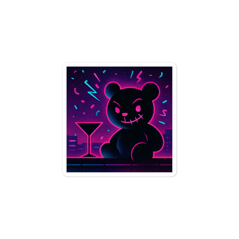 Neon Night Mischief Bear