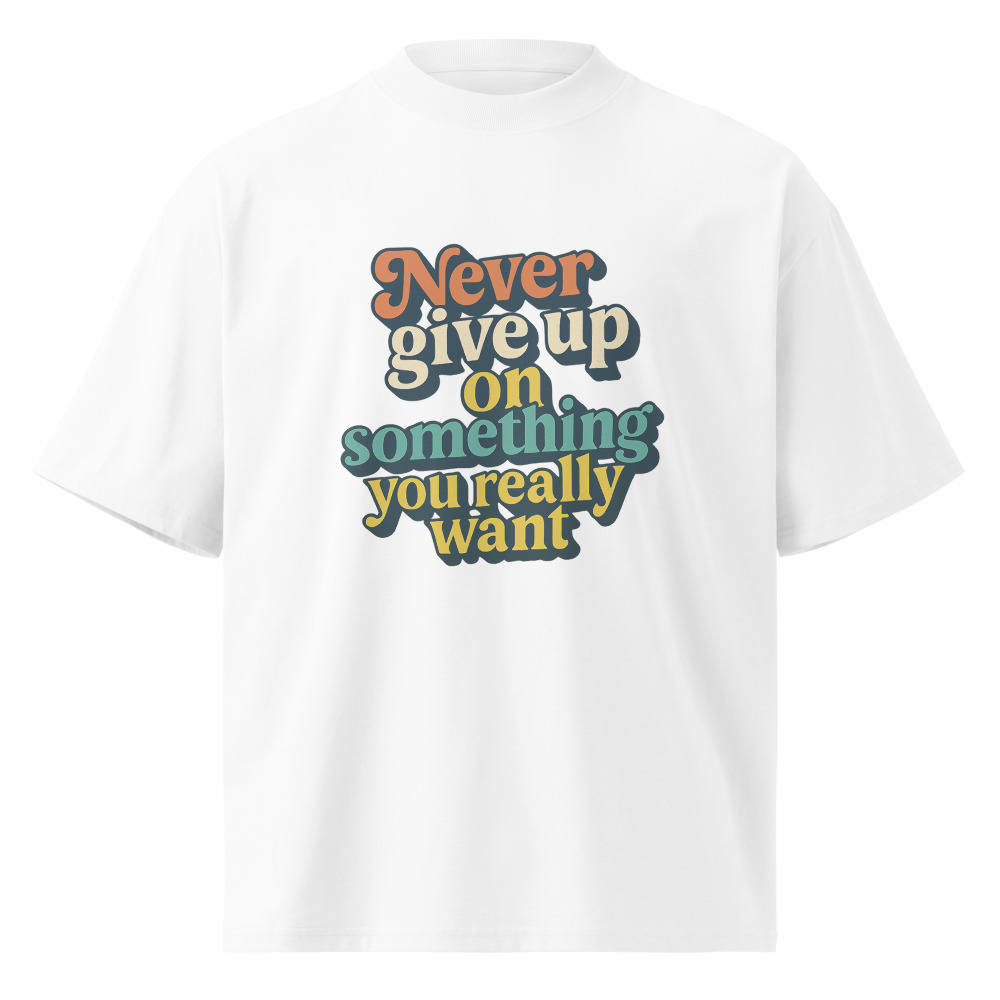 Retro Resolve Motivational Print