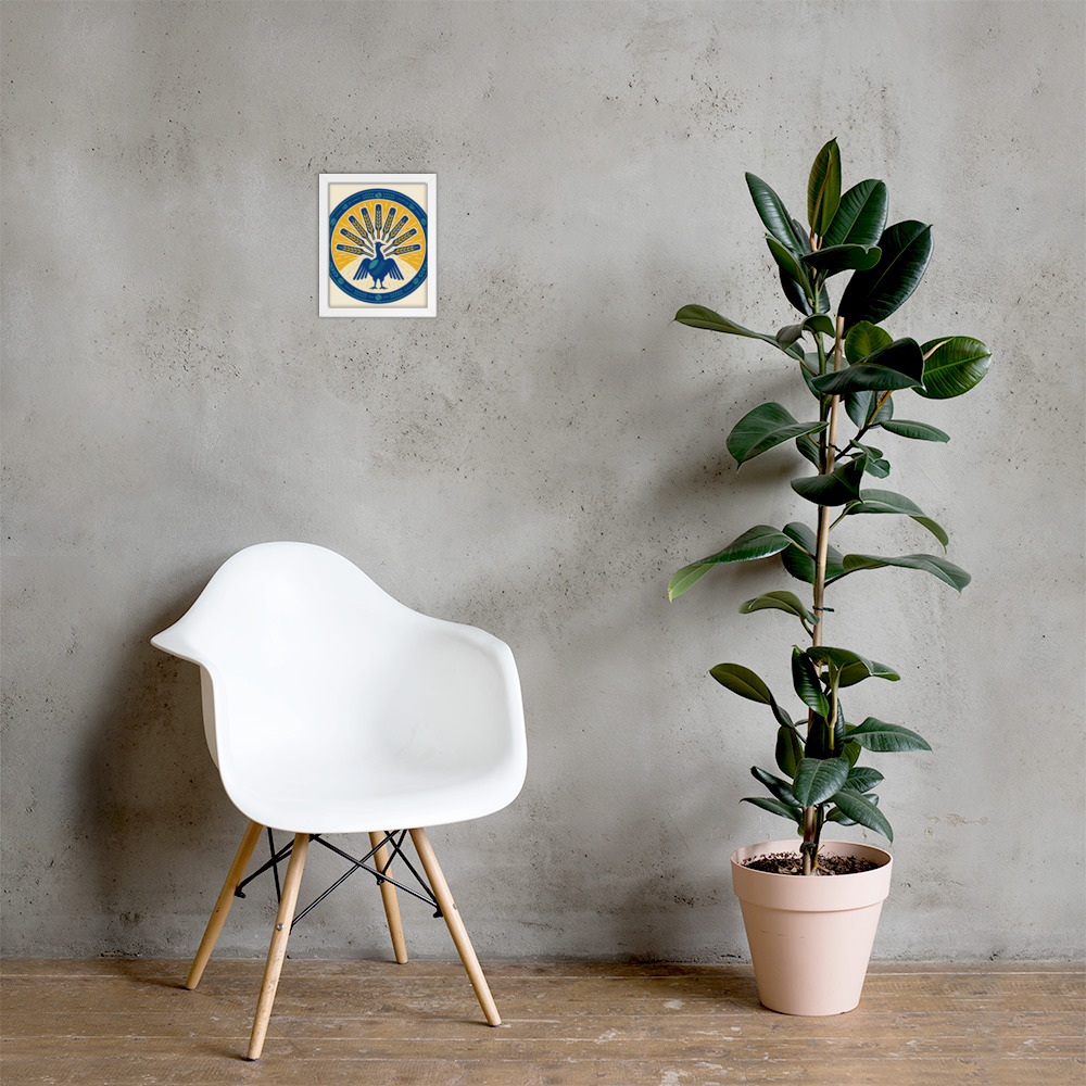 Peacock Sunburst Crest view 2