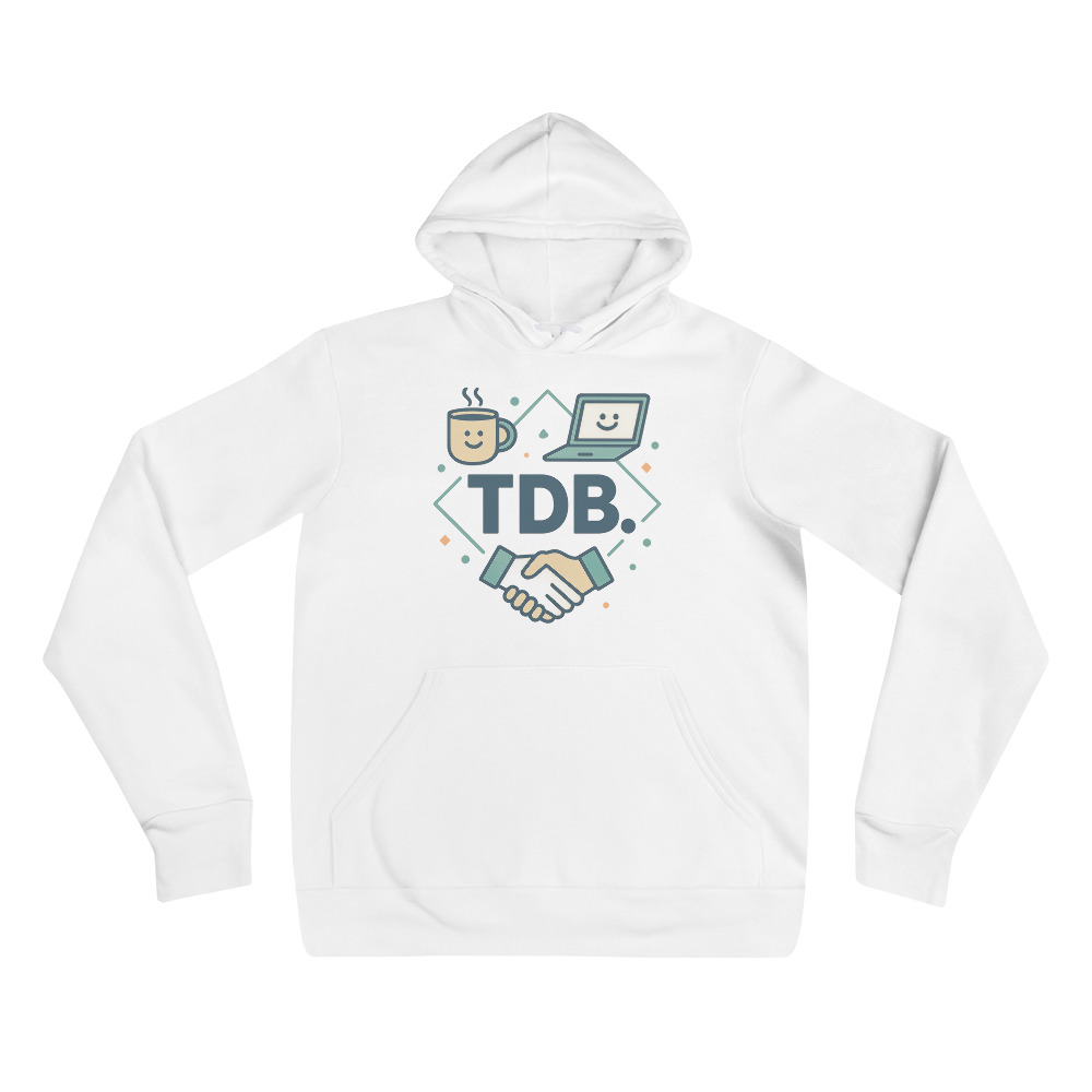 TDB. Coffee, Code & Collaboration Hoodie