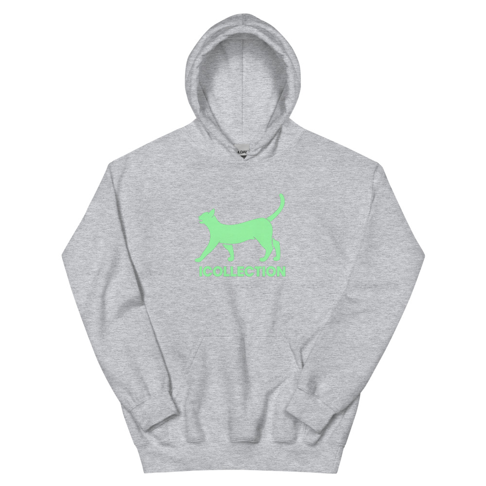 Icollection Neon Cat Glow Hoodie view 6